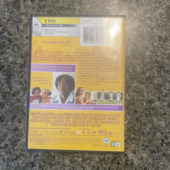The Help dvd - Picture 2 of 3